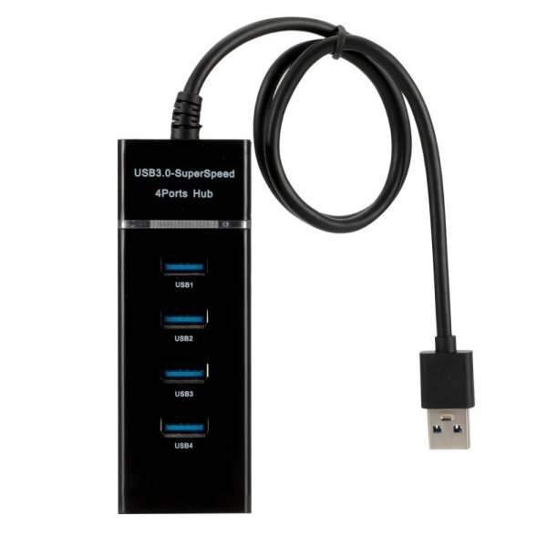Fusion разделитель USB 3.0 на 4 x USB 3.0 / 5 Гбит / с черный