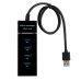 Fusion разделитель USB 3.0 на 4 x USB 3.0 / 5 Гбит / с черный