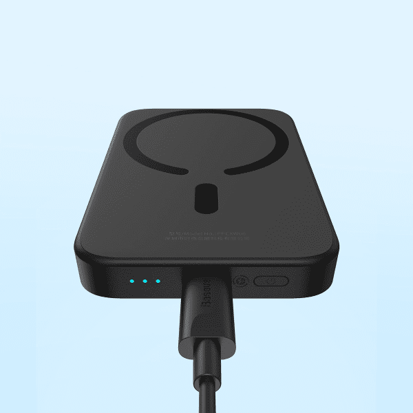 Baseus magnetic Powerbank 6000mAh 20W + USB cable Type C 60W 50cm black (PPCX020001)