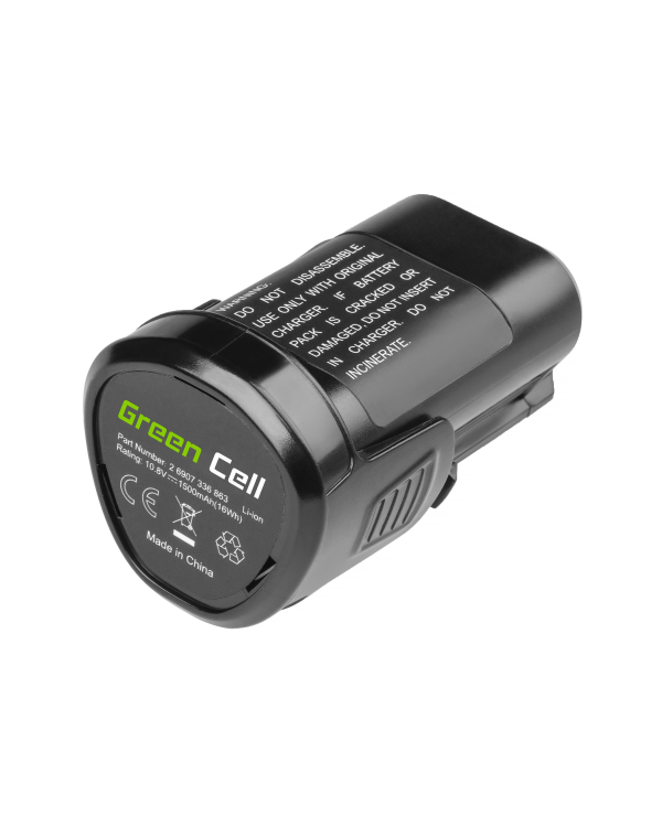 Green Cell Battery (1.5Ah 10.8V) Power4All PBA 12 PBA 10.8 for Bosch 12 AHS ART PSB PMF PSM 10.8 LI-2 Dremel 8200 8300 Multi Max