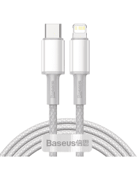 Baseus USB Type C - Lightning cable Power Delivery fast charge 20 W 2 m white (CATLGD-A02)
