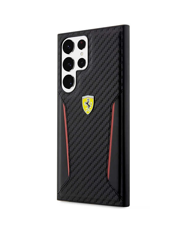 Дополнительное изображение книги «Ferrari PU Carbon Hard Case for Samsung Galaxy S23 Ultra Black»