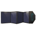 Choetech large foldable solar charger 80W solar photovoltaic USB Type C (Power Delivery) / 2x USB (Quick Charge / 2,4A) (158 x 41 cm) black (SC007)