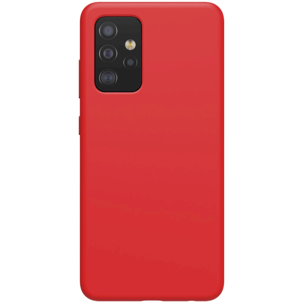 Fusion elegance fibre прочный силиконовый чехол для Samsung A526 / A525 Galaxy A52 5G / A52 красный