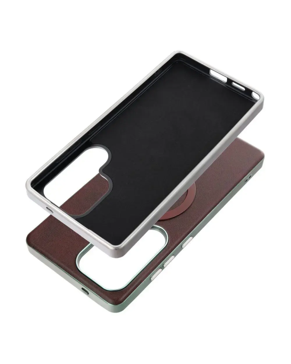 Чехол Fusion Gentalman Mag cover для Samsung S942 Galaxy S26 | MagSafe | коричневый