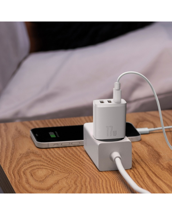 Baseus Compact charger 3x USB 17W black (CCXJ020101)