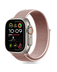 Tech-Protect Nylon Strap for Apple Watch 6 | 7 | 8 | 9 | 10 | SE (40 | 41 | 42 MM) - Pink