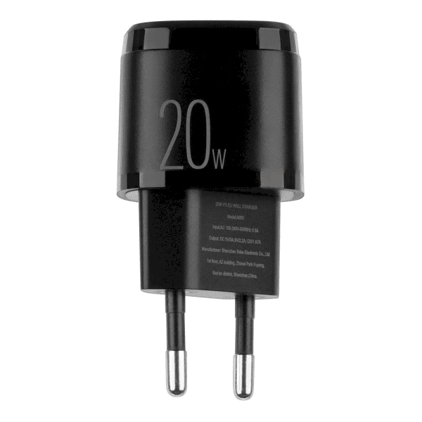 Tactical Сетевое зарядное устройство USB-C / 20W / 3A черное
