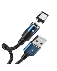 Remax Zigie Magnetic Cable USB For USB Typ C 3A 1.2m black (RC-102a black)