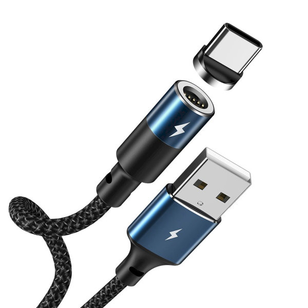 Remax Zigie Magnetic Cable USB For USB Typ C 3A 1.2m black (RC-102a black)