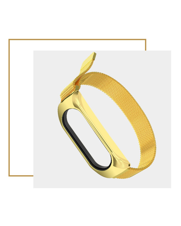 Fusion metal ремешок для часов Xiaomi Mi Band 3 / 4 / 5 золотой
