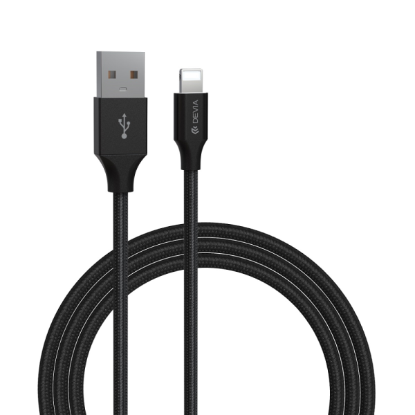 Обложка книги «Devia cable Gracious USB - Lightning 2,0 m 2,1A black»