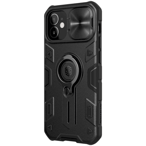 Обложка книги «Nillkin CamShield Armor Hard Case for iPhone 12 mini 5.4 Black»