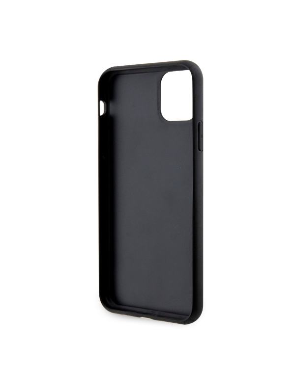 Guess Rhinestones Triangle Metal Logo Case iPhone 11 Pro Max Black