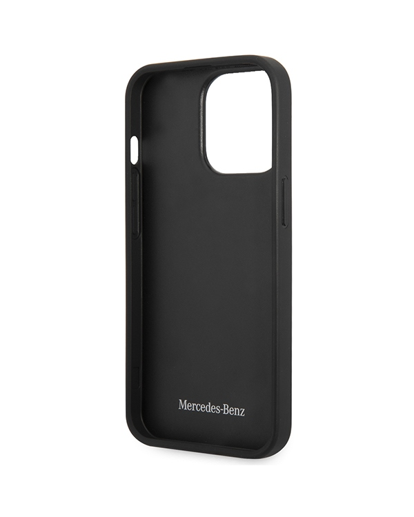 Дополнительное изображение книги «Mercedes MEHCP14X8ROLK iPhone 14 Pro Max 6,7" czarny|black hardcase Leather Wave Patern»