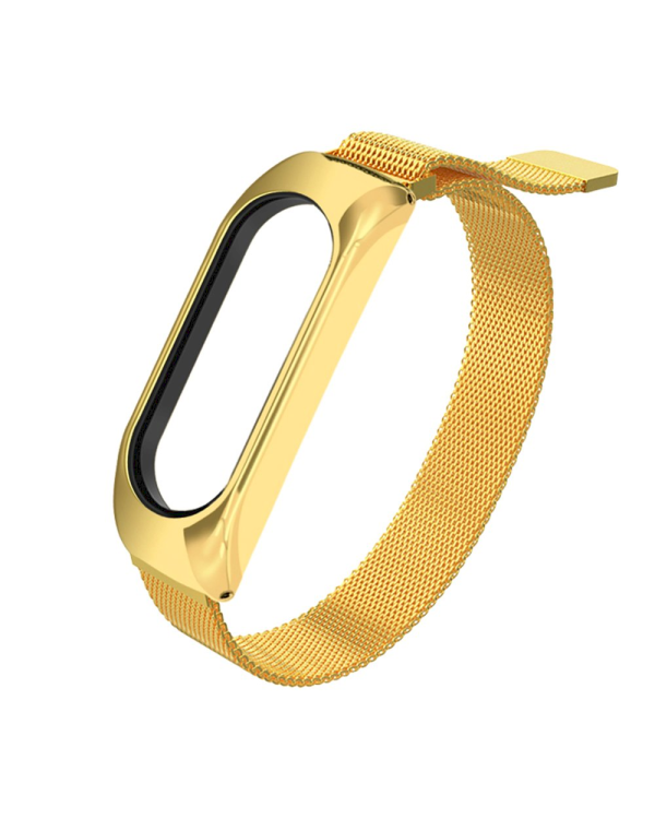 Fusion metal ремешок для часов Xiaomi Mi Band 3 / 4 / 5 золотой