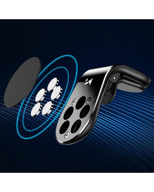 Wozinsky magnetic phone holder on the ventilation grille black (WCH-02)