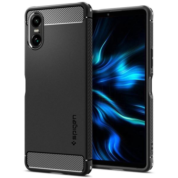 Чехол Spigen Rugged Armor для Sony Xperia 10 VI - матовый черный
