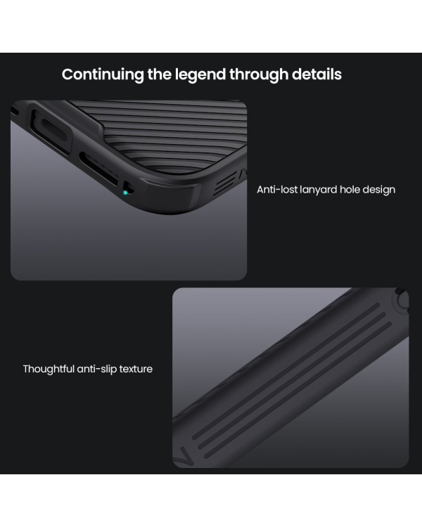 Магнитный жесткий чехол Nillkin CamShield PRO для Apple iPhone 17 Pro | черный