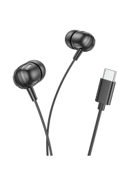 Borofone Earphones BM77 Delicious with microphone Type C black