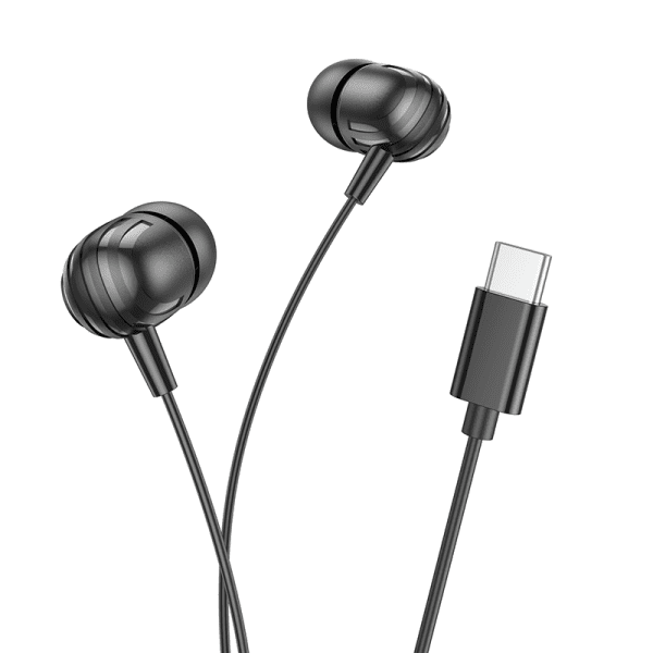 Обложка книги «Borofone Earphones BM77 Delicious with microphone Type C black»