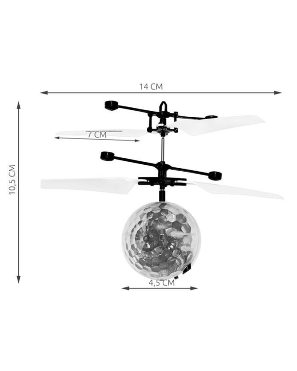 Светодиодный шар Fusion Flying Disco LED 2 с сенсором