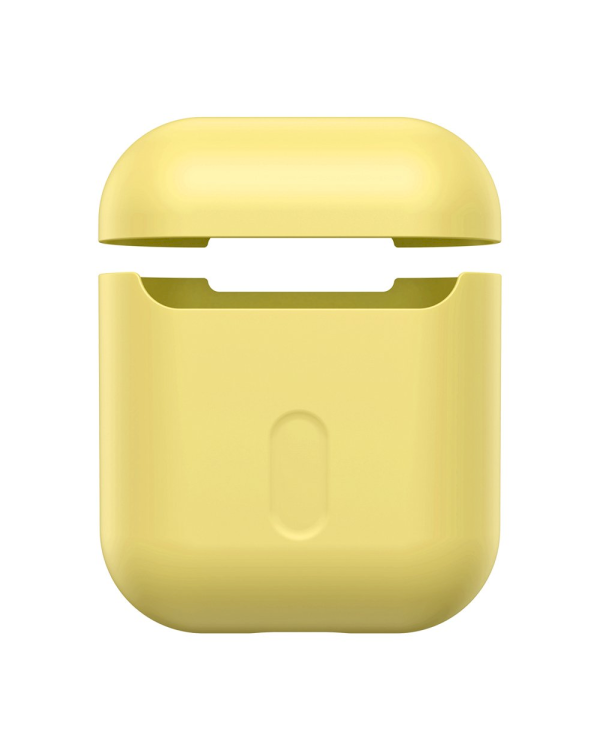 Baseus Ultrathin Series Силиконовый чехол для наушников Apple Airpods 1 / 2 Желтый