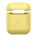 Baseus Ultrathin Series Силиконовый чехол для наушников Apple Airpods 1 / 2 Желтый