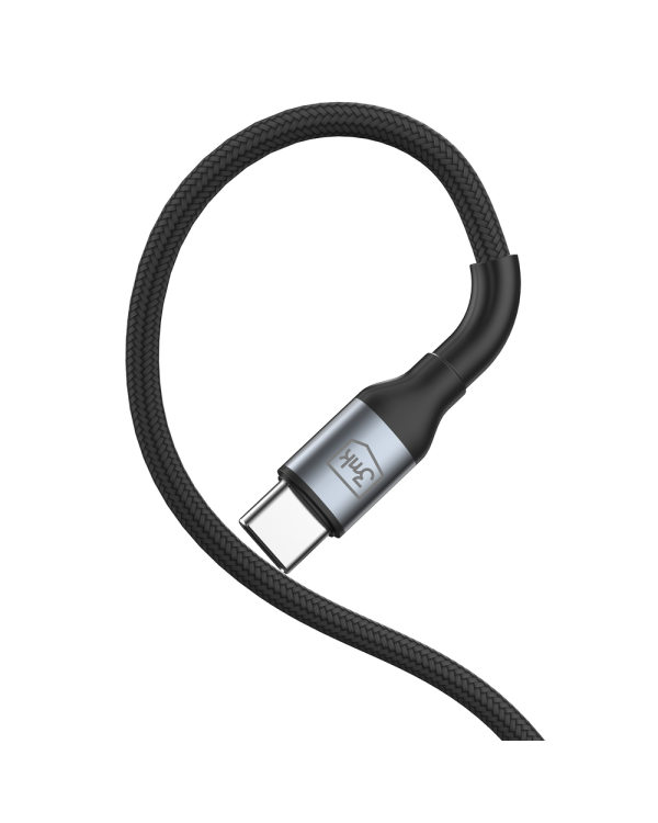 3mk Hyper Cable N-SERIES USB-C | USB-C 2m 48V|5A 240W | черный
