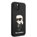 Karl Lagerfeld Liquid Silicone Ikonik NFT Case for iPhone 13 Black