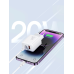 Joyroom JR-TCF05 20W USB-C | USB-A Fast Dual Port Wall Charger - White + USB-C - Lightning 1m