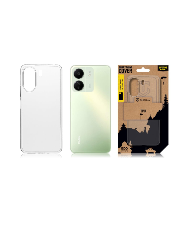 Tactical TPU Cover for Xiaomi Redmi 13C|Poco C65 Transparent