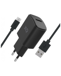 Зарядное устройство Xqisit с кабелем USB-A - TYPE-C | 1 м кабеля | 2,4 А | 12 W | черный