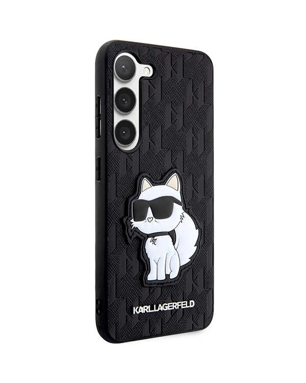 Дополнительное изображение книги «Karl Lagerfeld KLHCS23SSAKLHCPK S23 S911 hardcase czarny|black Saffiano Monogram Choupette»
