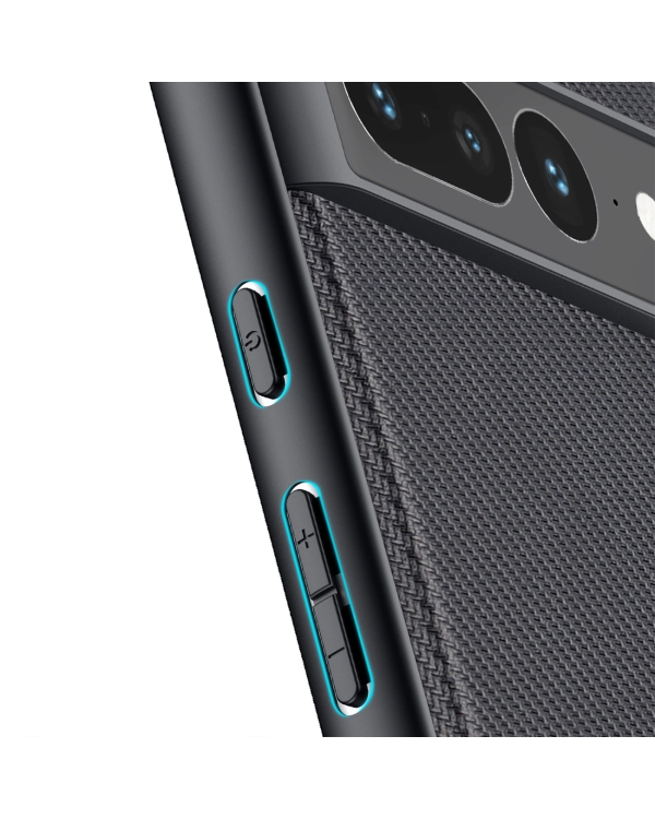 Чехол Dux Ducis Fino для Google Pixel 7 Pro с силиконовой рамкой черный