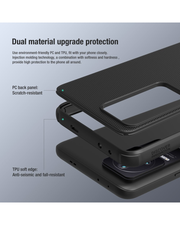 Дополнительное изображение книги «Nillkin Super Frosted PRO Back Cover for Poco F4 5G Black»