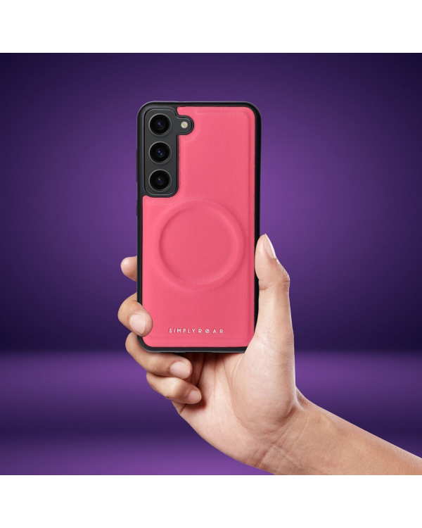 Roar Mag Morning Силиконовый задний чехол для Samsung S918B Galaxy S23 Ultra 5G розовый