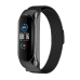 Fusion metal ремешок для часов Xiaomi Mi Band 3 / 4 / 5 черный