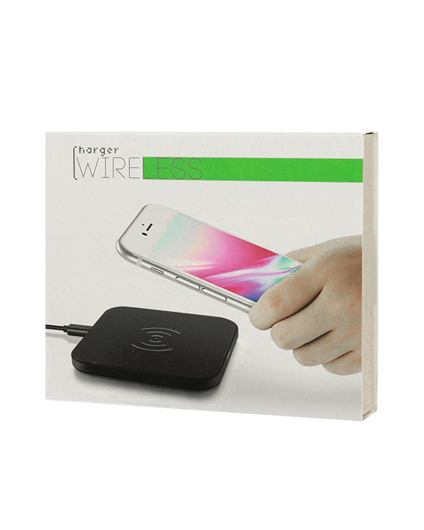 Дополнительное изображение книги «Wireless Induction Charger QI Universal Fast Charge - T-511 Square BLACK (min. 2A)»