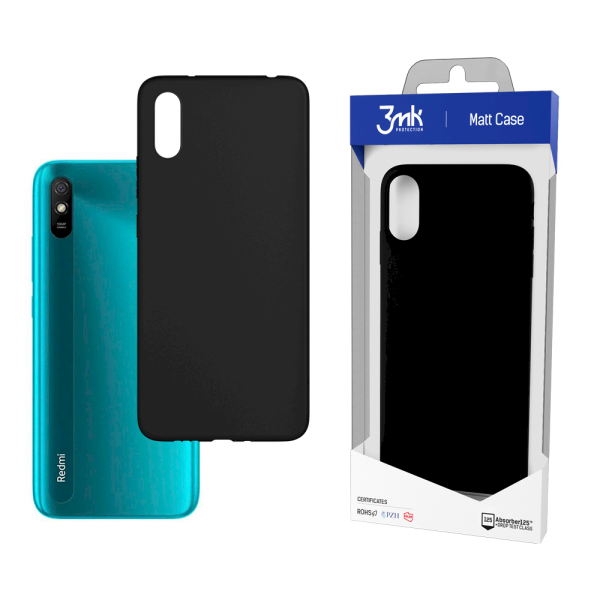 Обложка книги «Xiaomi Redmi 9A/9AT - 3mk Matt Case black»