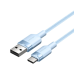 Кабель USB 2.0 A - USB-C 3A Vention CTNLF 1M (синий)