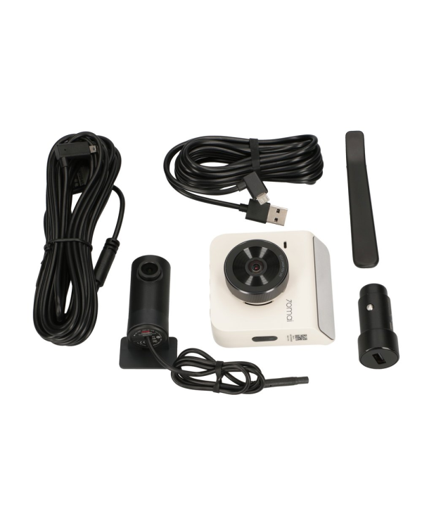 70mail Dash Cam A400 QHD + Rear Cam RC09 Set Ivory