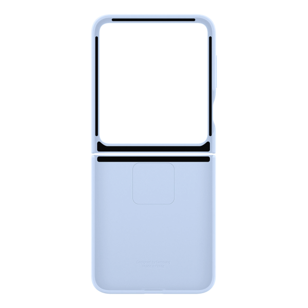Силиконовый чехол Samsung EF-PF741TLEGWW для Samsung F741B Galaxy Z Flip 6 - синий