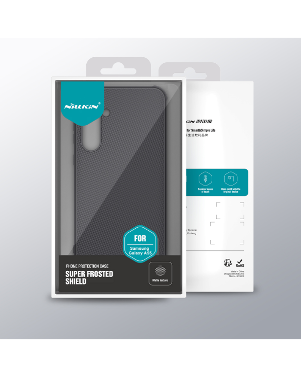 Дополнительное изображение книги «Nillkin Super Frosted PRO Back Cover for Samsung Galaxy A55 5G Black»