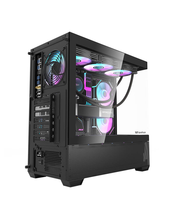 Дополнительное изображение книги «Компьютерный корпус Darkflash DS900 AIR (черный) + 7 вентиляторов ARGB»