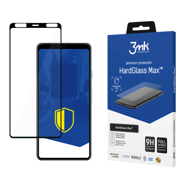 Обложка книги «Google Pixel 4 XL Black - 3mk HardGlass Max™ screen protector»