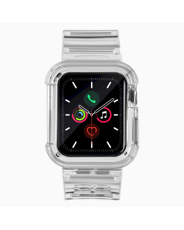 Fusion Light Set силиконовый ремешок для Apple Watch 38mm / 40mm / 41мм черный