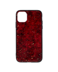 Fusion Art Epoxy Back Case Силиконовый чехол для Apple iPhone 11Темно Красный