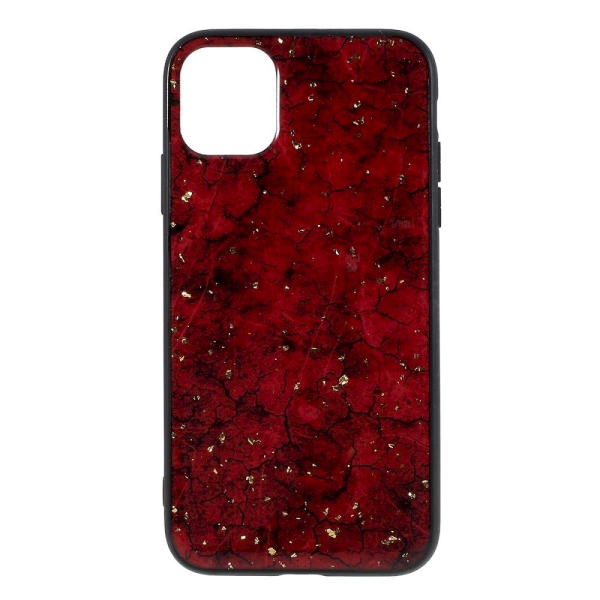 Fusion Art Epoxy Back Case Силиконовый чехол для Apple iPhone 11Темно Красный