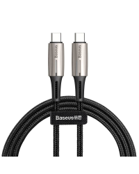 Kabel USB-C PD Baseus Water Drop Power Delivery 2.0 60W 1m (czarny)